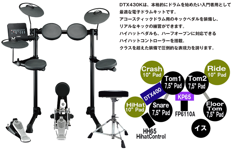 ブランド 新品 ヤマハ YAMAHA 電子ドラムパッド XP80